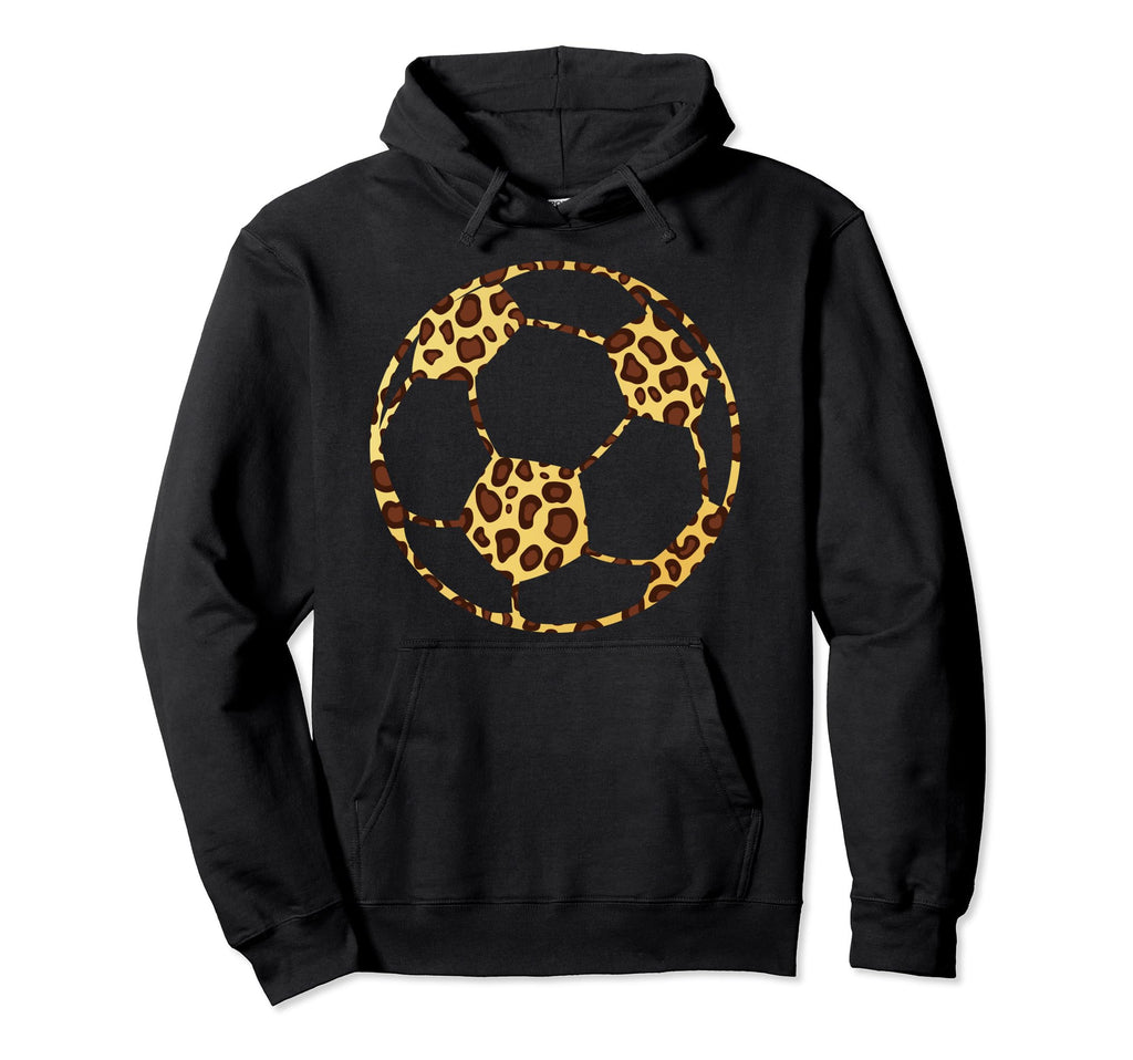 Soccerball Cheetah Leopard Pattern Hoodie - Minimalist Print Men Women - T-Shirt, Sweatshirt, Hoodie