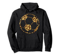 Soccerball Cheetah Leopard Pattern Hoodie - Minimalist Print Men Women - T-Shirt, Sweatshirt, Hoodie