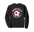 Soccer Senior 2025 Final Half Sweatshirt - Custom Art Print for Adults - T-Shirt, Sweatshirt, Hoodie