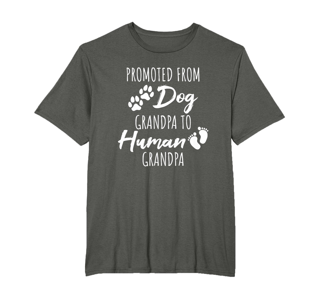 Promoted From Dog Grandpa To Human T-Shirt - Novelty Apparel Men Women - T-Shirt, Sweatshirt, Hoodie