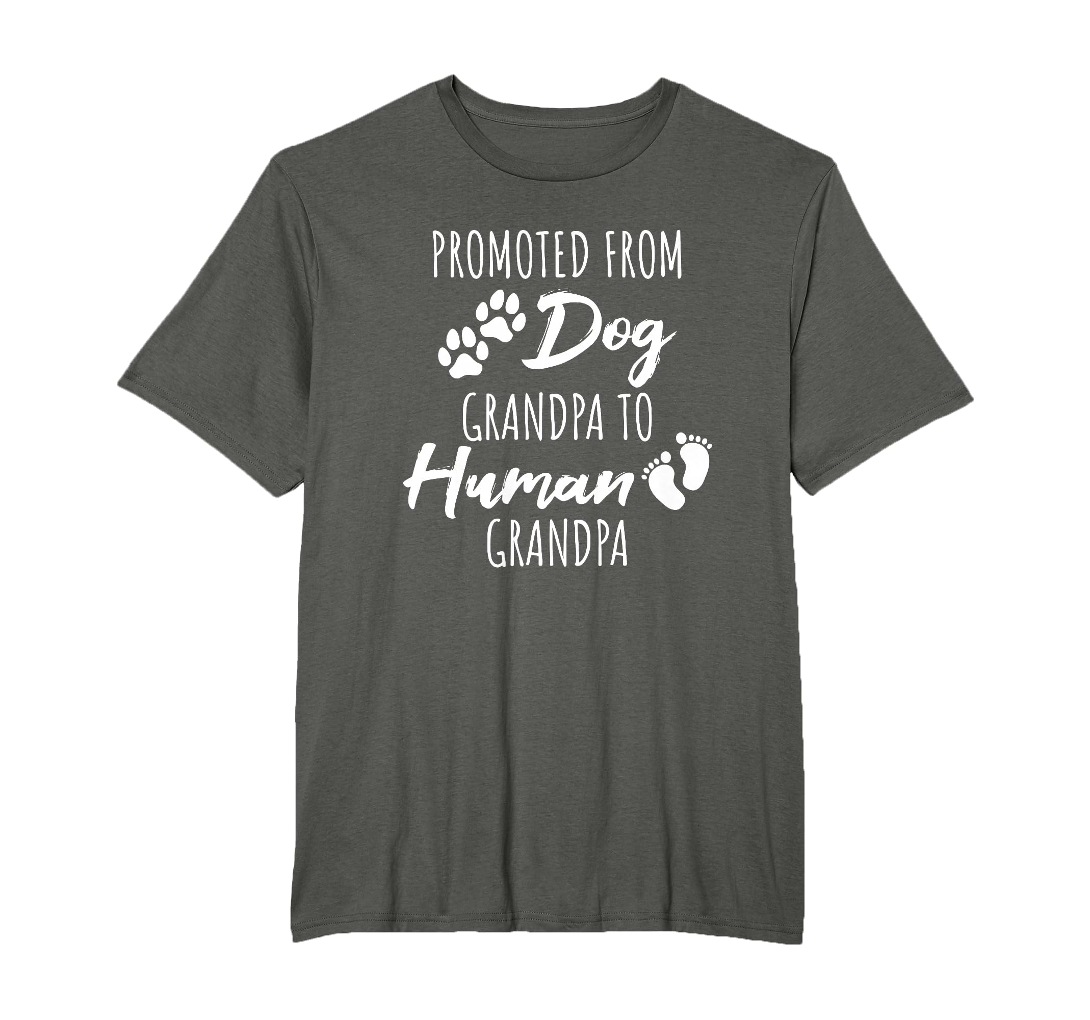 Promoted From Dog Grandpa To Human T-Shirt - Novelty Apparel Men Women - T-Shirt, Sweatshirt, Hoodie