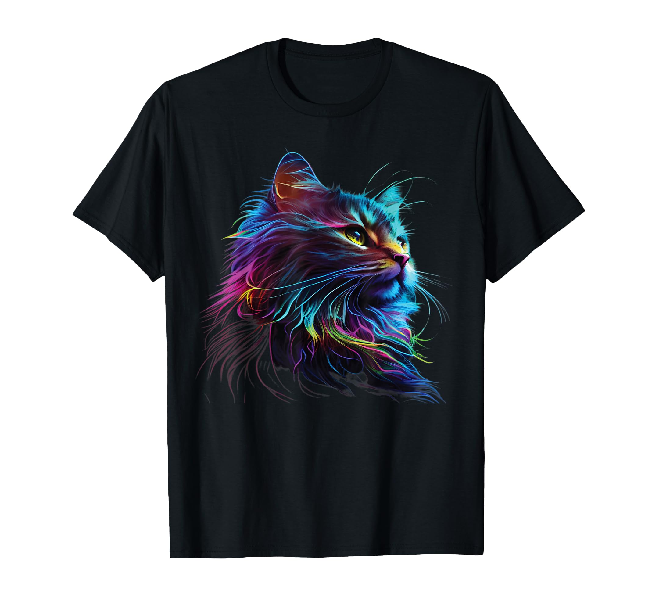 Colorful Cat Kitten Lovers Art Kitty Cats T-Shirt - Streetwear Style Unisex - T-Shirt, Sweatshirt, Hoodie