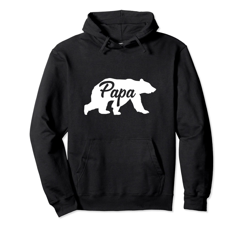 Fathers Day Papa Bear Hoodie - Unique Graphic Unisex - T-Shirt, Sweatshirt, Hoodie