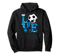 I Love Soccer Goalie Player Fan Game Hoodie - Custom Art Print for Adults - T-Shirt, Sweatshirt, Hoodie