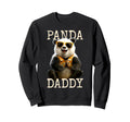 Panda Daddy Papa Pandas Dad Fathers Sweatshirt - Fun Novelty Design Unisex - T-Shirt, Sweatshirt, Hoodie