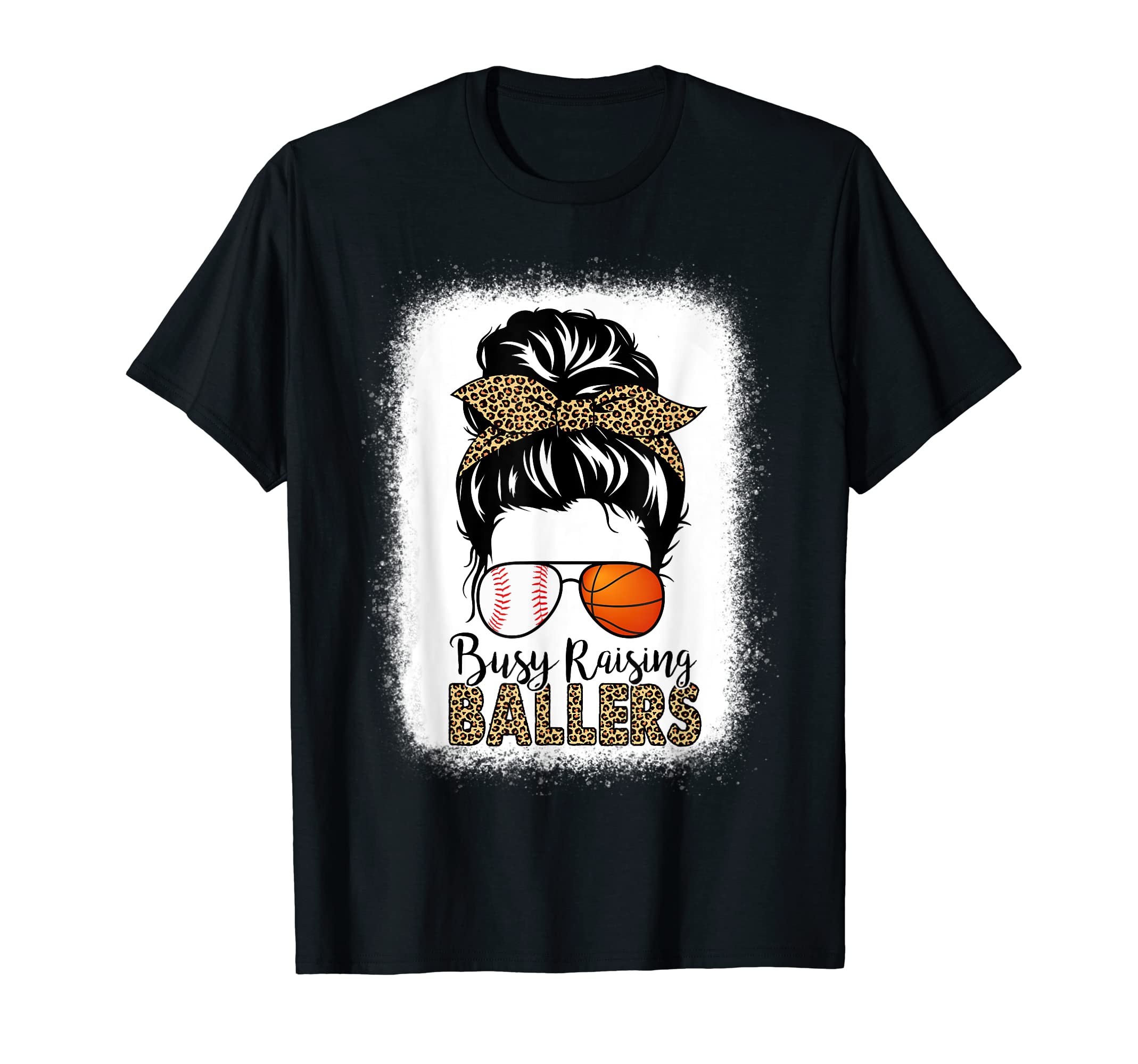 Basketball Baseball Mom Busy Raising T-Shirt - Unique Graphic Unisex - T-Shirt, Sweatshirt, Hoodie