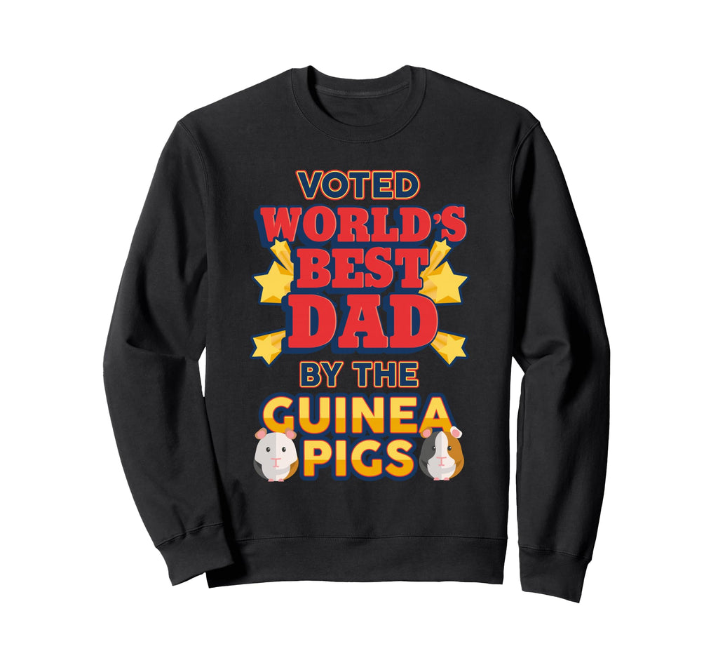 Worlds Best Guinea Pig Dad Guys Sweatshirt - Custom Art Print Unisex - T-Shirt, Sweatshirt, Hoodie