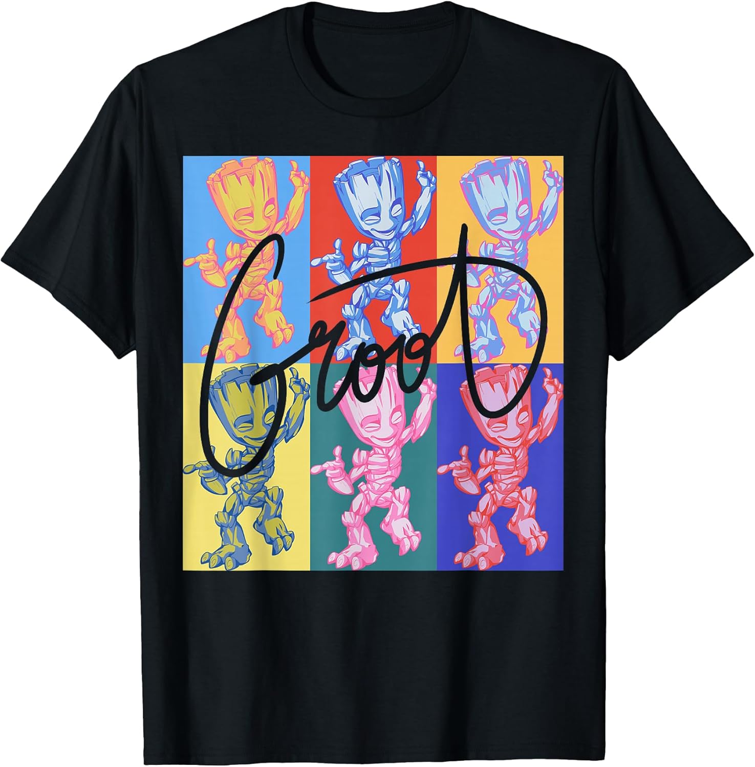 Guardians of The Galaxy Groot Pop Art Panels Small - Adult & Kids T-Shirts, Sweatshirts & Hoodies apparel design preview 1