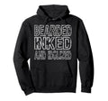 Bearded Inked And Awesome Tattooed Dad Hoodie - Graphic Print Unisex - T-Shirt, Sweatshirt, Hoodie