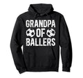 Grandpa Ballers Soccer Grandpa Soccer Hoodie - Novelty Apparel for Adults - T-Shirt, Sweatshirt, Hoodie