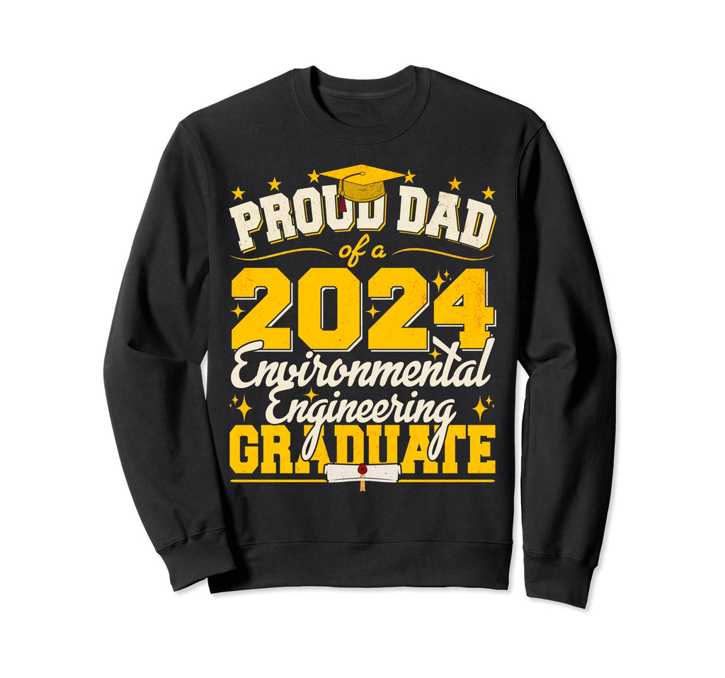 Proud Dad 2024 Environmental Sweatshirt - Trendy Graphic for Adults - T-Shirt, Sweatshirt, Hoodie