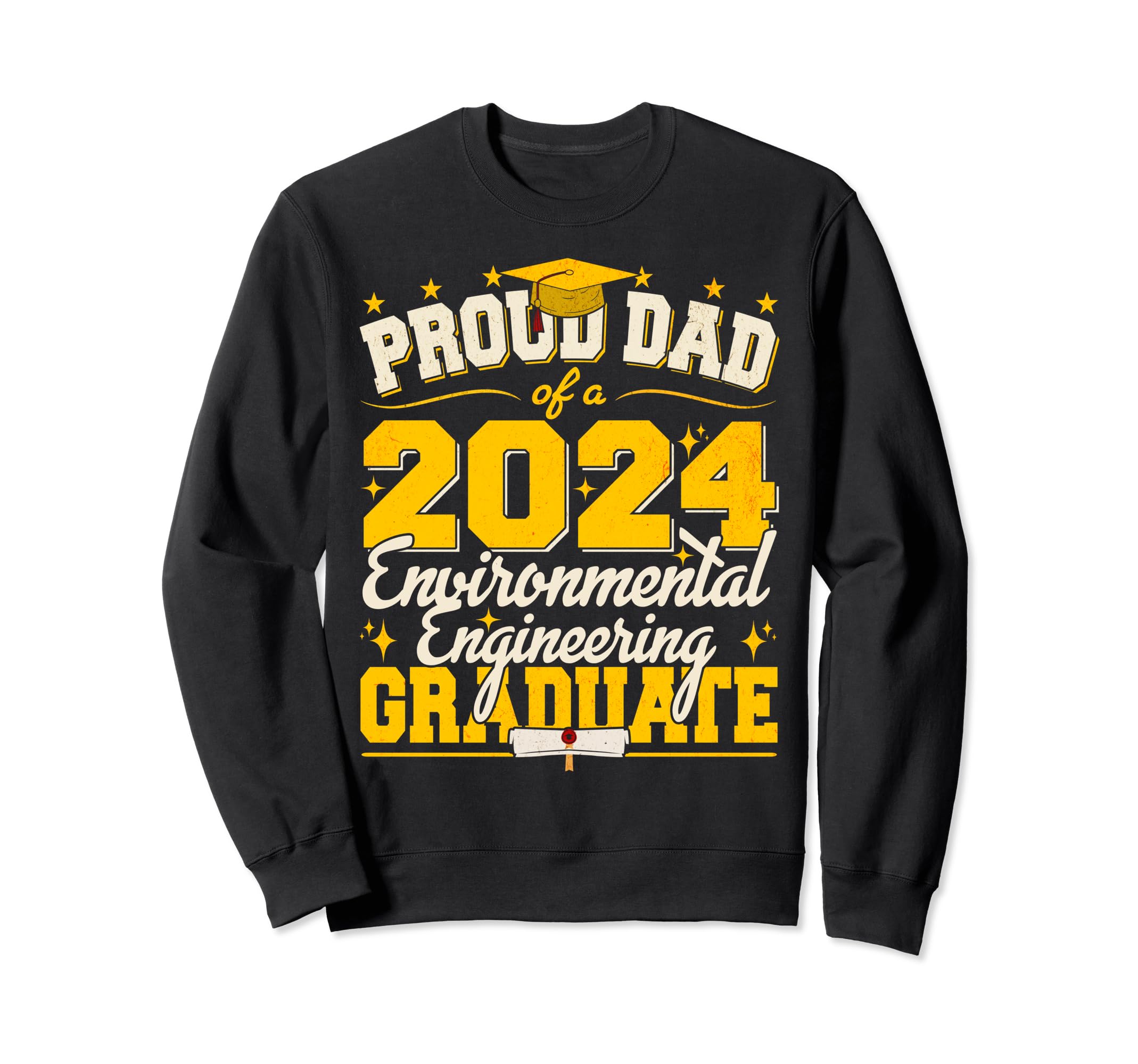Proud Dad 2024 Environmental Sweatshirt - Trendy Graphic for Adults - T-Shirt, Sweatshirt, Hoodie