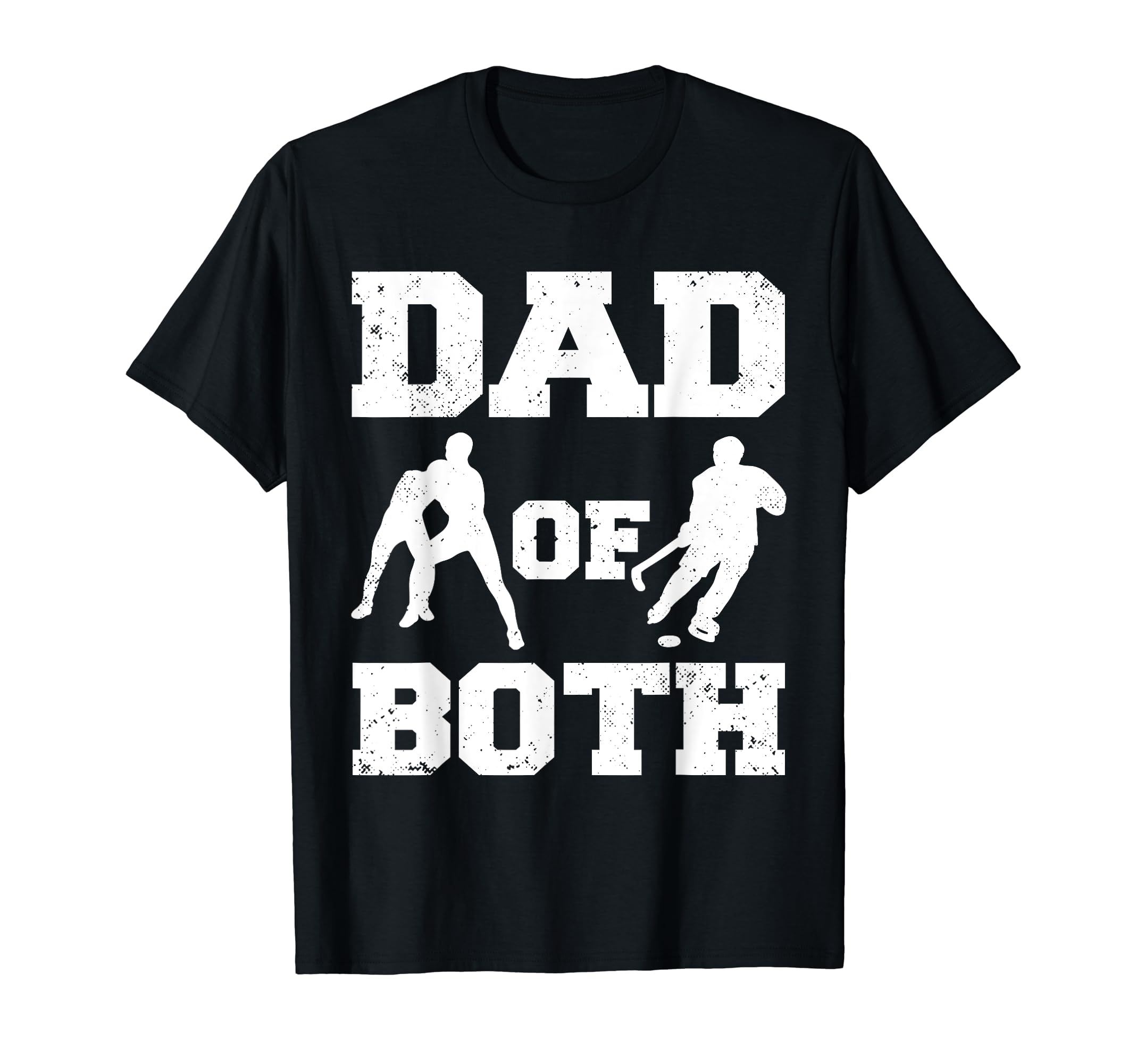 Dad Both Funny Wrestling Hockey T-Shirt - Casual Everyday Wear for Adults - T-Shirt, Sweatshirt, Hoodie