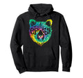 Papa Bear Sunglasses Pajama Family Matching Hoodie - Novelty Apparel Unisex - T-Shirt, Sweatshirt, Hoodie