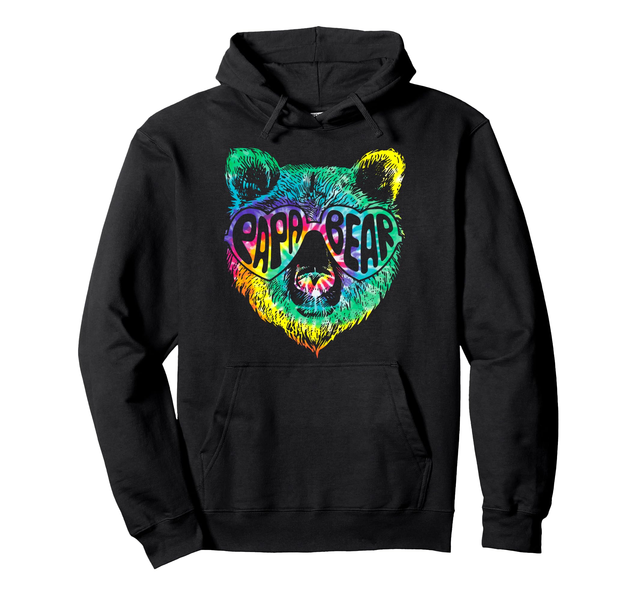 Papa Bear Sunglasses Pajama Family Matching Hoodie - Novelty Apparel Unisex - T-Shirt, Sweatshirt, Hoodie