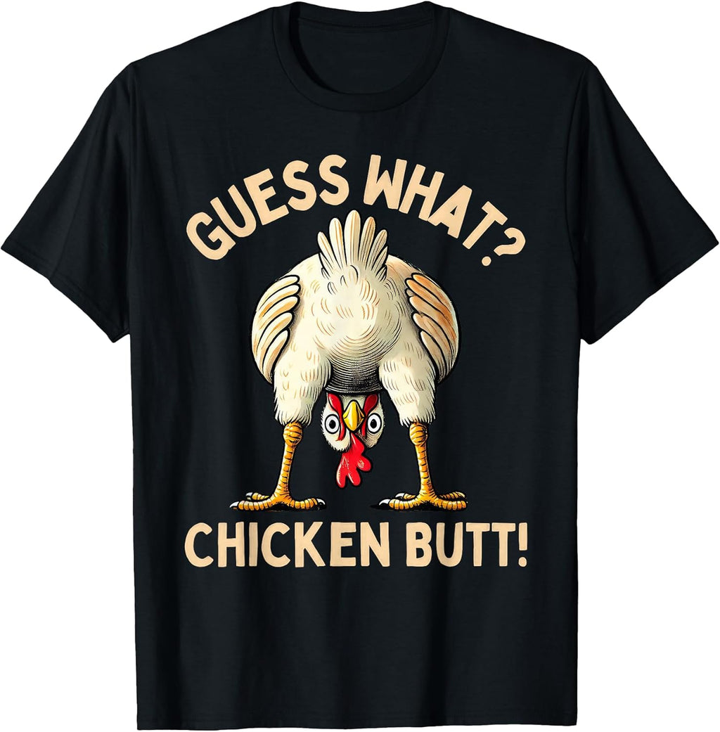 Guess What Chicken Butt Lover Funny Meme - Adult & Kids T-Shirts, Sweatshirts & Hoodies apparel design preview 1
