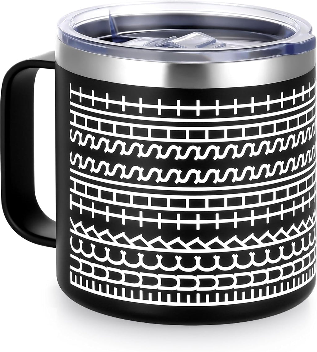 Hidden Message Coffee Mug 14oz Insulated 18/8 - Adult & Kids T-Shirts, Sweatshirts & Hoodies apparel design preview 1