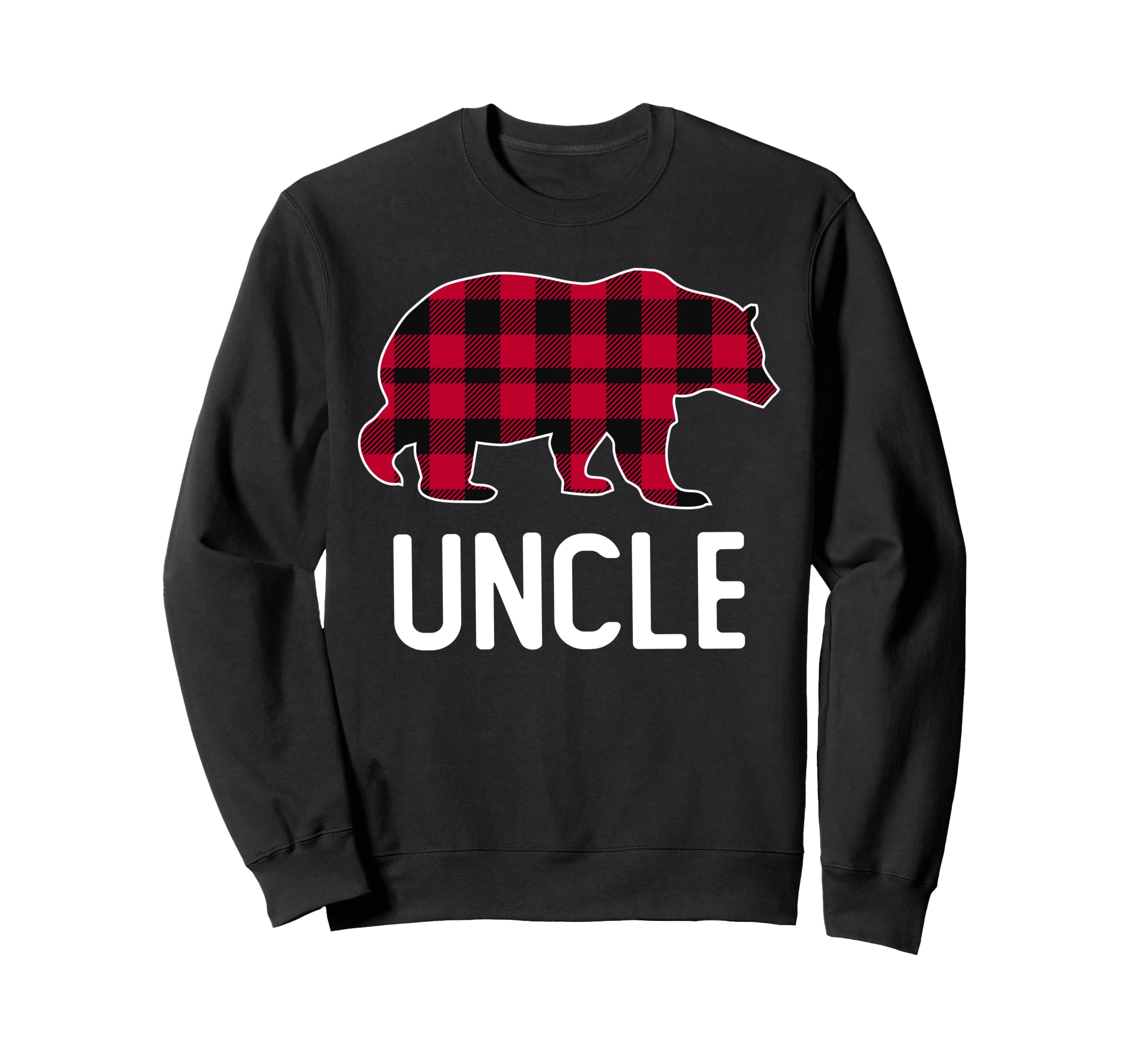 Uncle Bear Red Buffalo Plaid Pajama Sweatshirt - Streetwear Style Unisex - T-Shirt, Sweatshirt, Hoodie