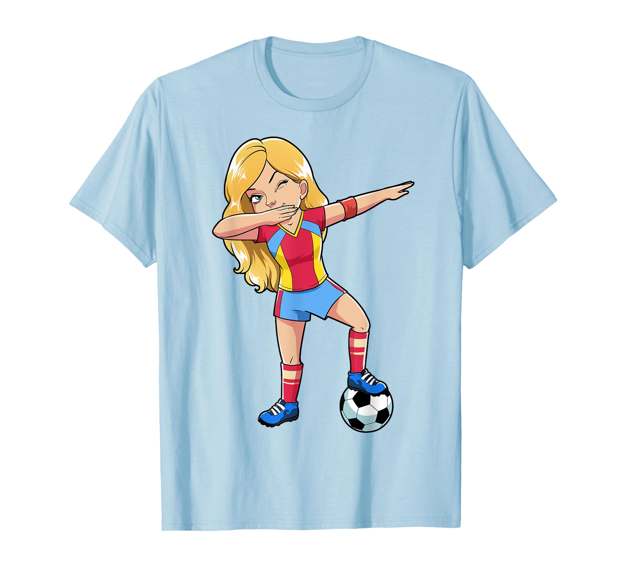 Dabbing Soccer Dab Dance Football T-Shirt - Custom Art Print for Adults - T-Shirt, Sweatshirt, Hoodie