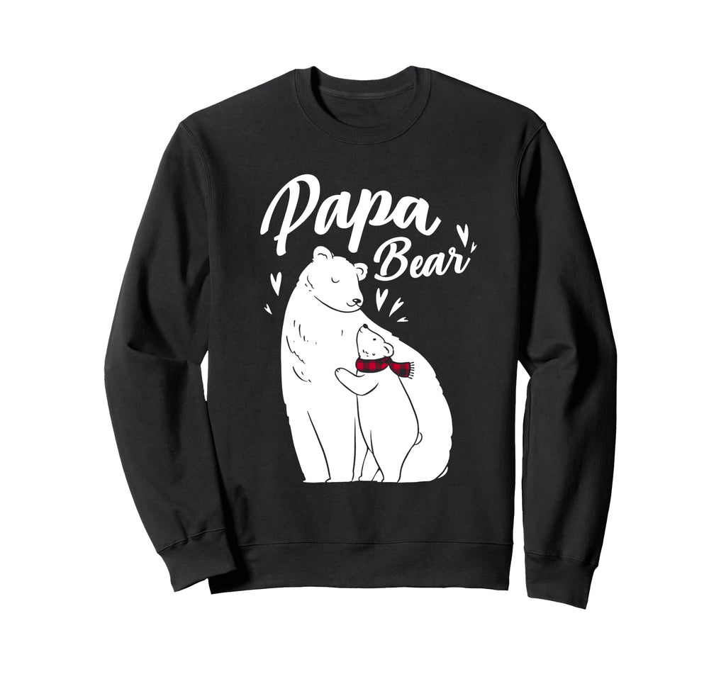 Papa Bear Pajama Polar Bear Sweatshirt - Custom Art Print Men Women - T-Shirt, Sweatshirt, Hoodie