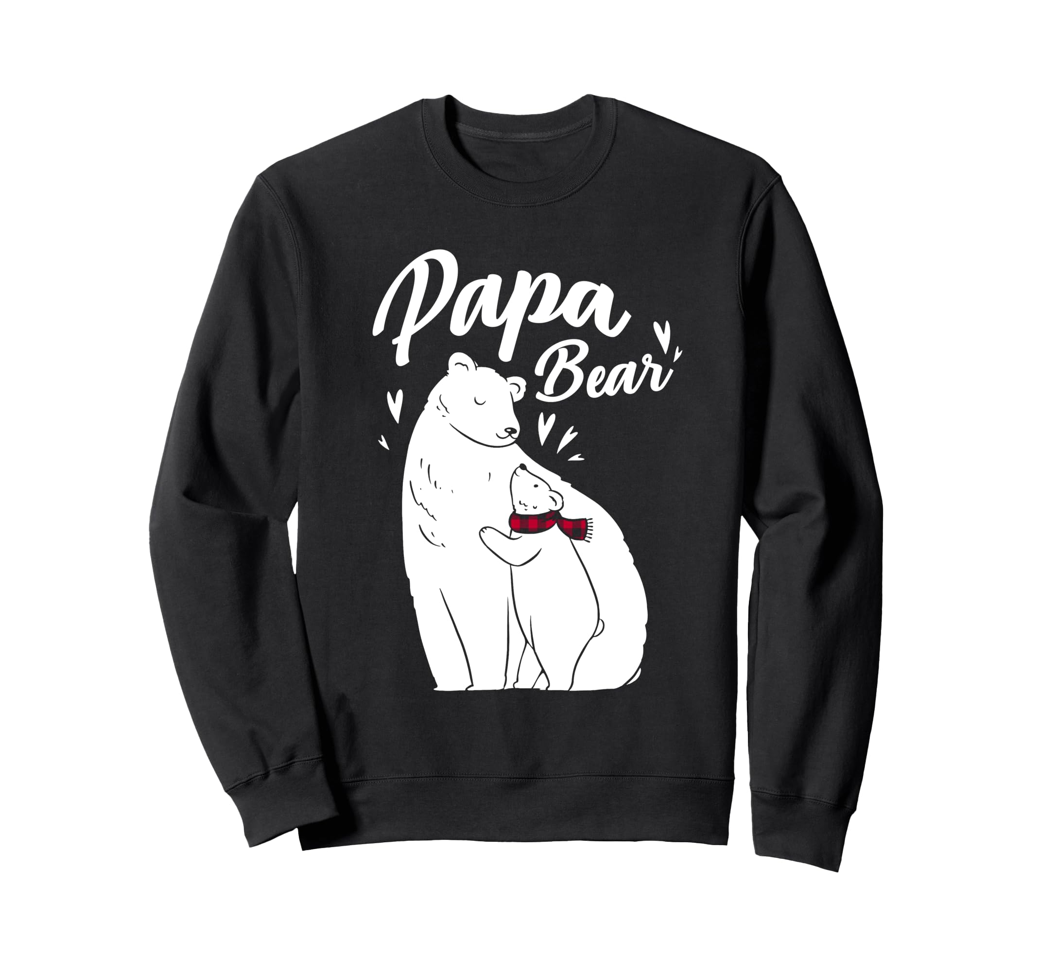 Papa Bear Pajama Polar Bear Sweatshirt - Custom Art Print Men Women - T-Shirt, Sweatshirt, Hoodie