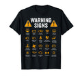 Funny Driving Warning Signs 101 Auto T-Shirt - Custom Art Print Men Women - T-Shirt, Sweatshirt, Hoodie