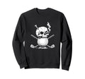 Golf Lover Skull Crossed Golf Clubs Sweatshirt - Novelty Apparel Unisex - T-Shirt, Sweatshirt, Hoodie