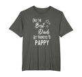 Best Dads Get Promoted To Pappy T-Shirt - Aesthetic Graphic for Adults - T-Shirt, Sweatshirt, Hoodie