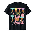Titi Two Sweet 2Nd Birthday Ice Cream T-Shirt - Graphic Print for Adults - T-Shirt, Sweatshirt, Hoodie