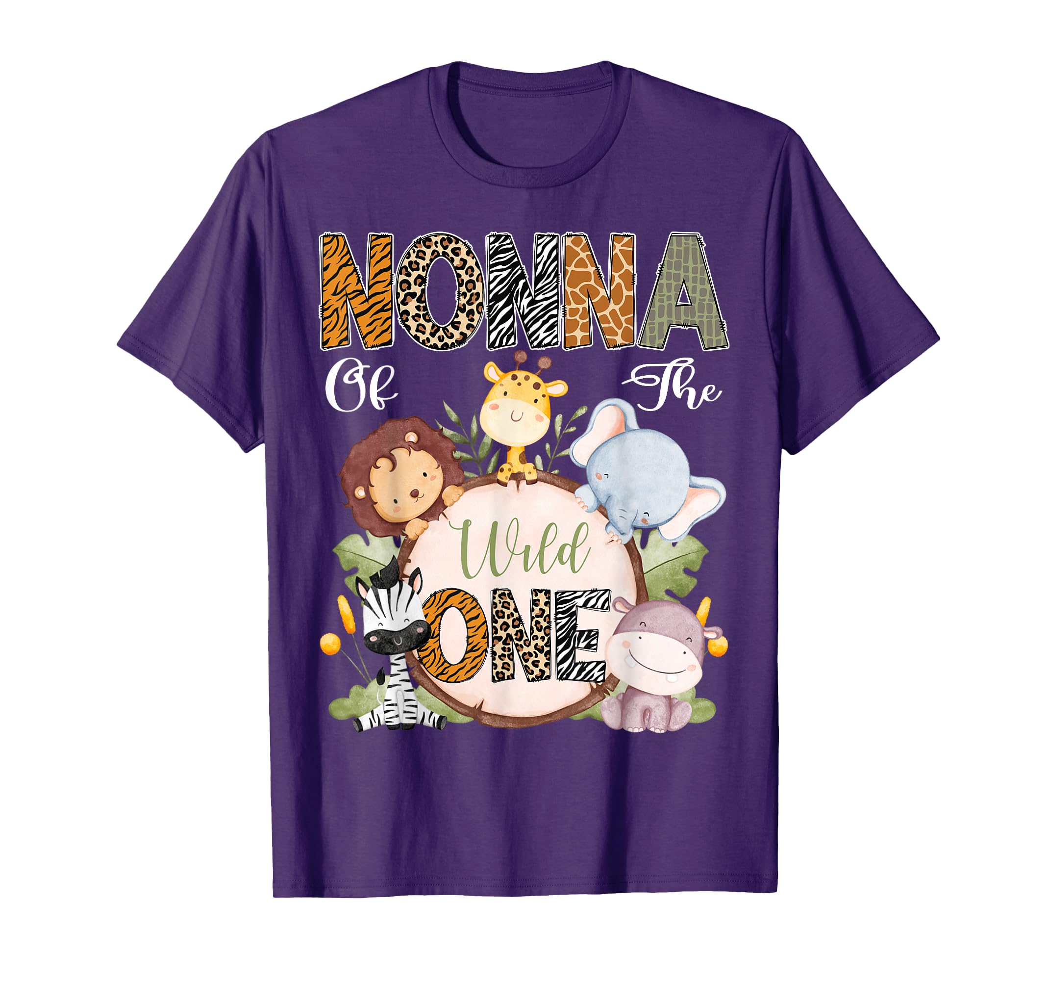 Nonna Wild One 1St Birthday T-Shirt - Casual Everyday Wear for Adults - T-Shirt, Sweatshirt, Hoodie