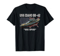 Uss Idaho Bb 42 Battleship Veterans Day T-Shirt - Graphic Print Men Women - T-Shirt, Sweatshirt, Hoodie