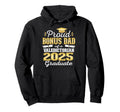 Proud Bonus Dad 2025 Valedictorian Hoodie - Custom Art Print Unisex - T-Shirt, Sweatshirt, Hoodie