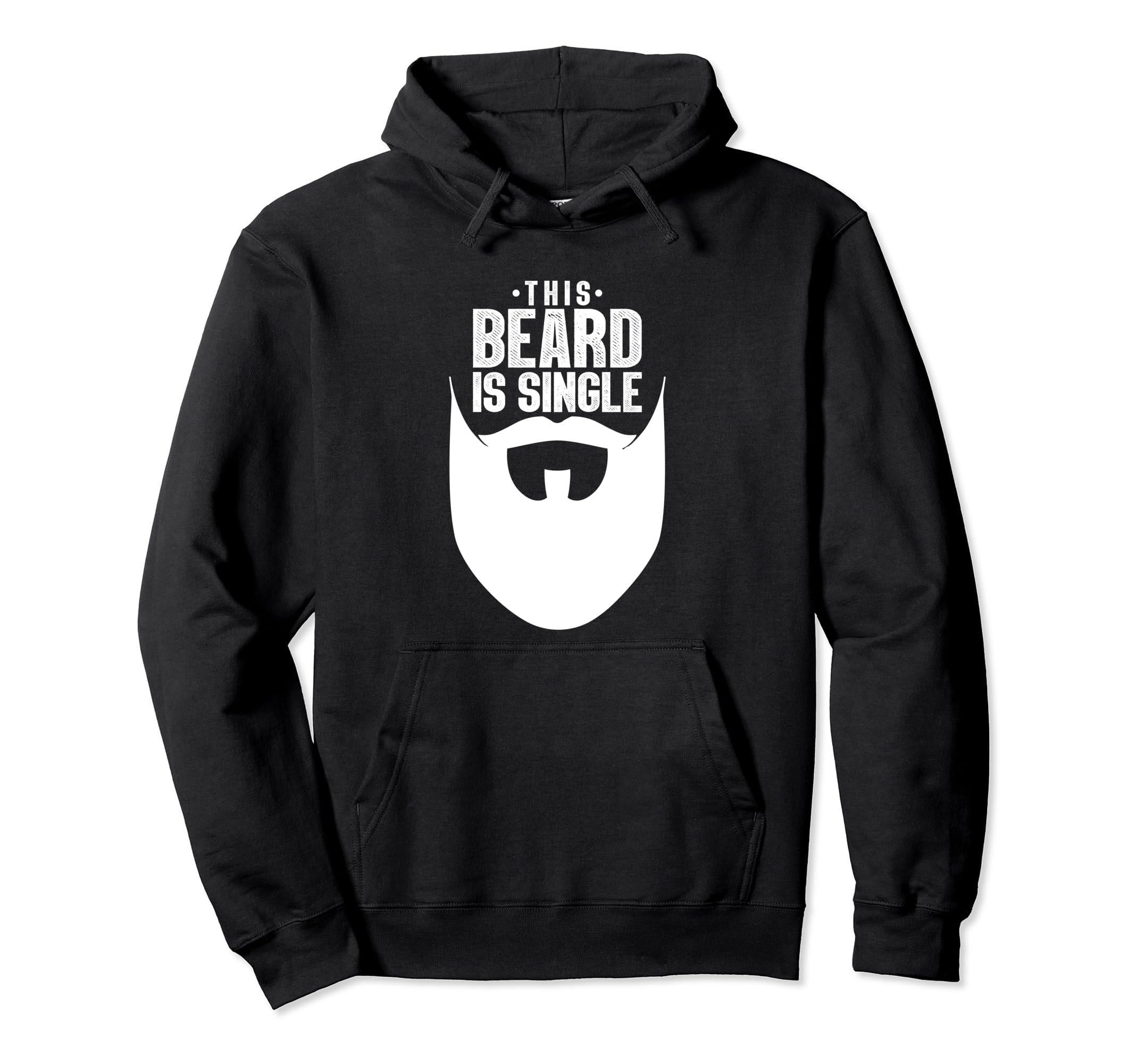 Bearded Guy Funny Beard Lover Mustache Hoodie - Novelty Apparel for Adults - T-Shirt, Sweatshirt, Hoodie
