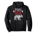 Papa Bear Santa Family Matching Pyjamas Hoodie - Fun Novelty Design Unisex - T-Shirt, Sweatshirt, Hoodie