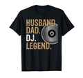 Husband Dad Dj Legend Dj T-Shirt - Minimalist Print for Adults - T-Shirt, Sweatshirt, Hoodie