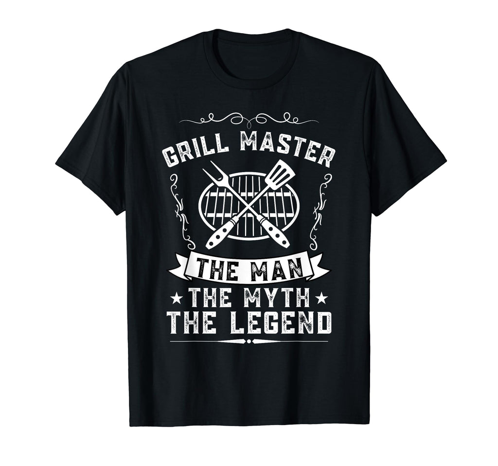 Grill Master Myth Legend Bbq Pitmaster T-Shirt - Trendy Graphic for Adults - T-Shirt, Sweatshirt, Hoodie
