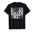 Soccer Distressed Ball Team Soccer T-Shirt - Minimalist Print for Adults - T-Shirt, Sweatshirt, Hoodie