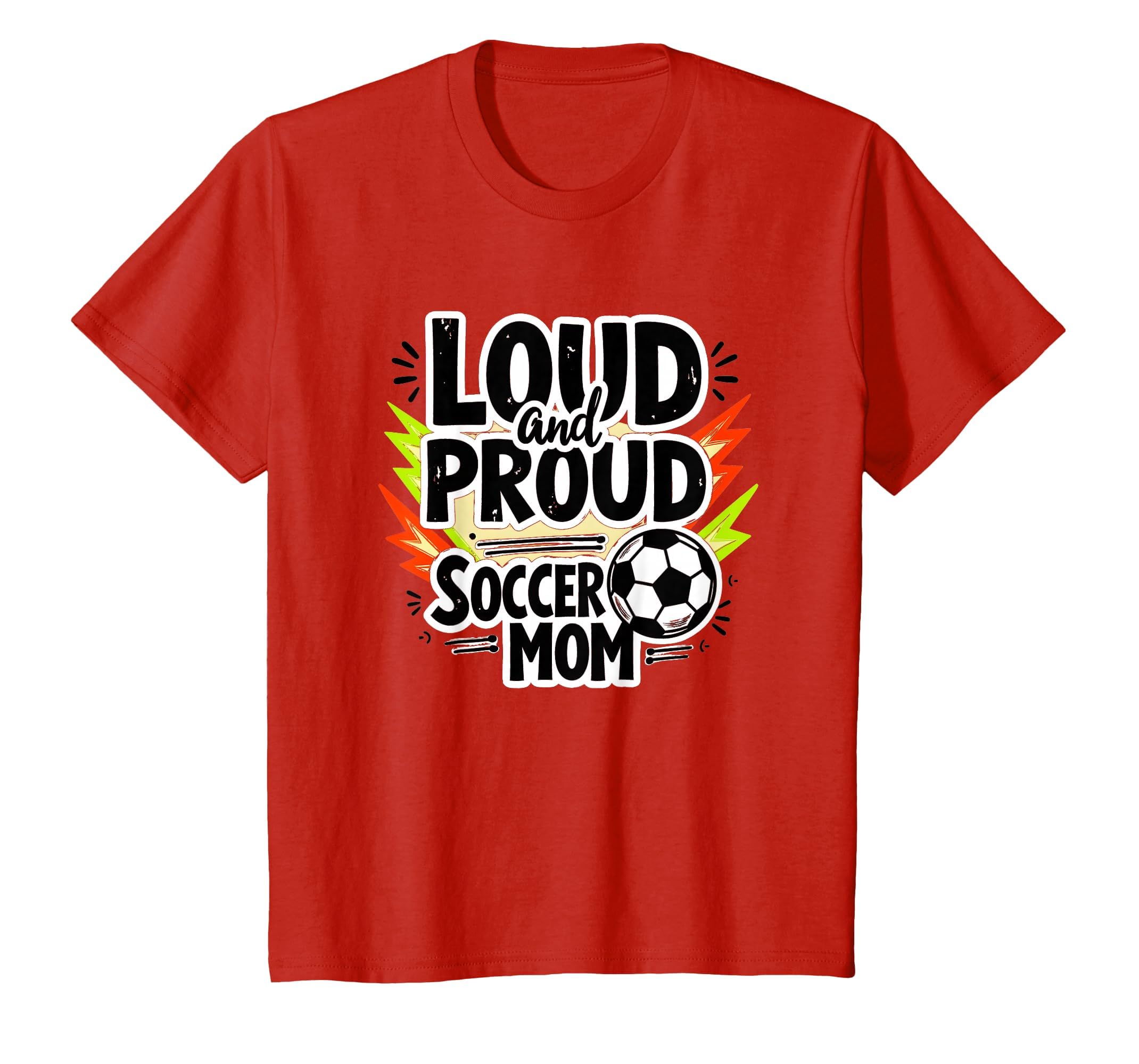 Loud And Proud Soccer Mom Sweatshirt - Aesthetic Graphic for Adults - T-Shirt, Sweatshirt, Hoodie