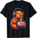 Funny Capybara Eating Ramen Noodles Japanese Men - Adult & Kids T-Shirts, Sweatshirts & Hoodies apparel design preview 1