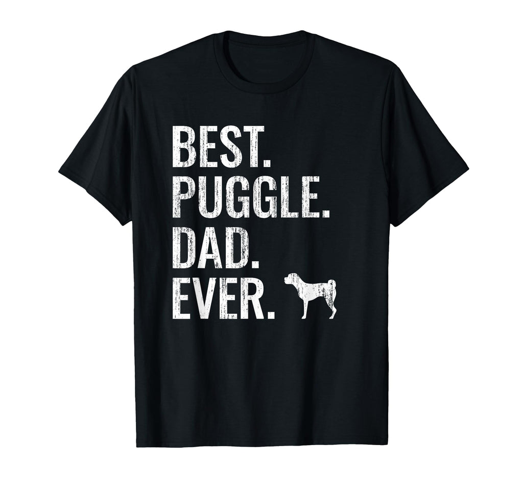 Best Puggle Dad Ever Dog Owner Puggle T-Shirt - Novelty Apparel for Adults - T-Shirt, Sweatshirt, Hoodie