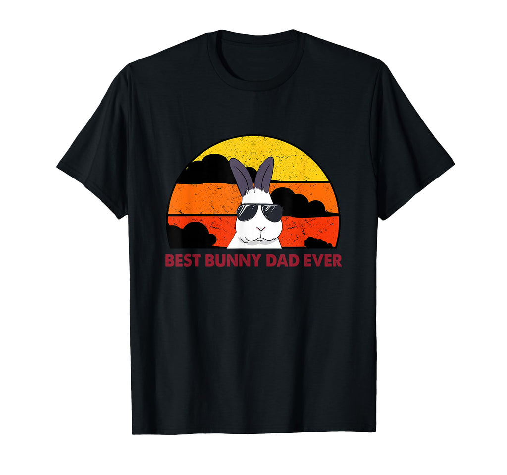 Best Bunny Dad Ever Rabbit Jumper Dad T-Shirt - Graphic Print Unisex - T-Shirt, Sweatshirt, Hoodie