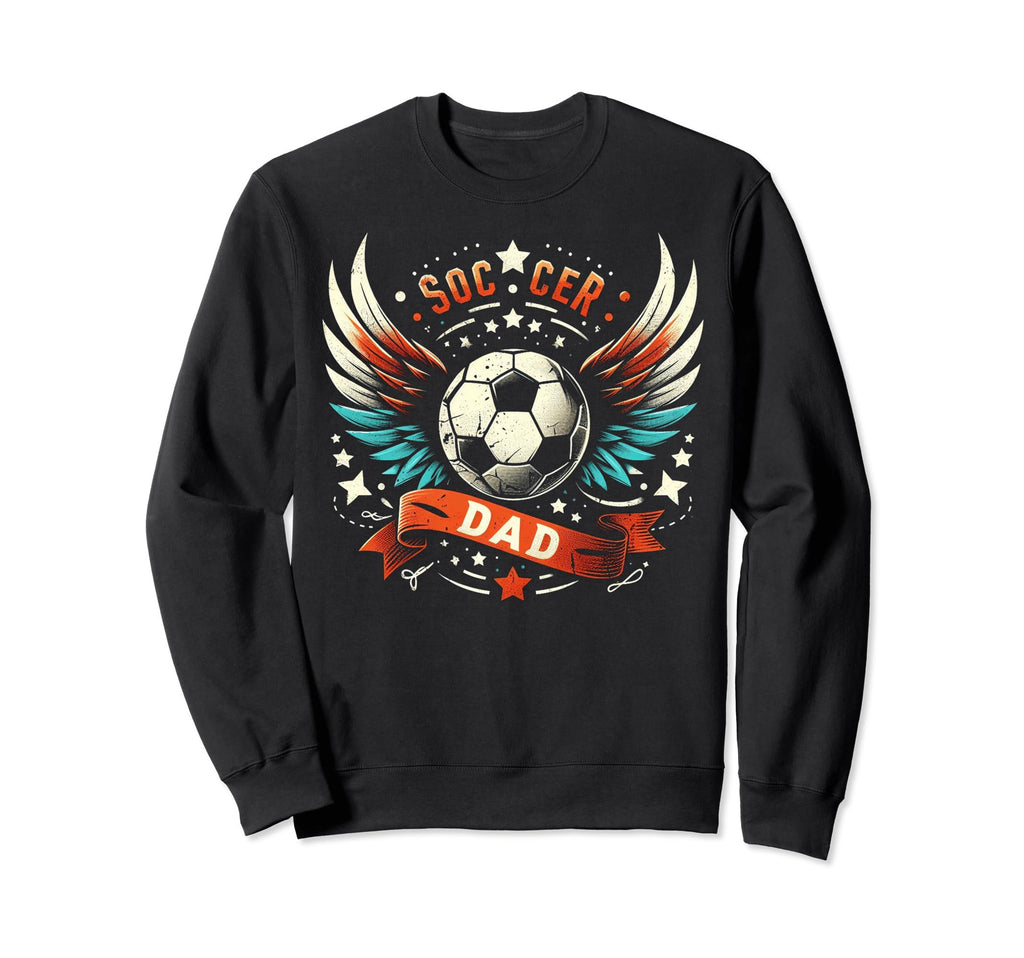 Soccer Dad Family Matching Dad Sweatshirt - Aesthetic Graphic Unisex - T-Shirt, Sweatshirt, Hoodie