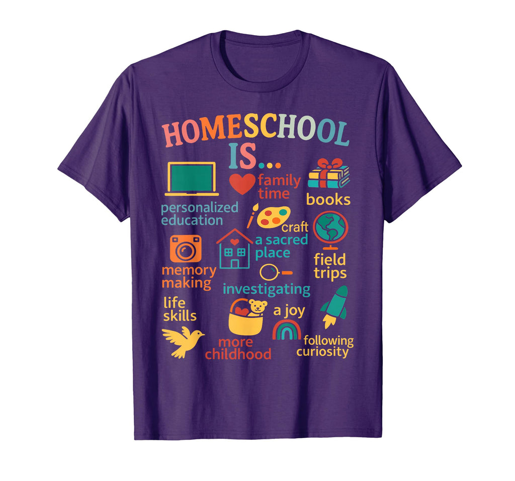 Family Homeschooling New Homeschooler T-Shirt - Custom Art Print Men Women - T-Shirt, Sweatshirt, Hoodie