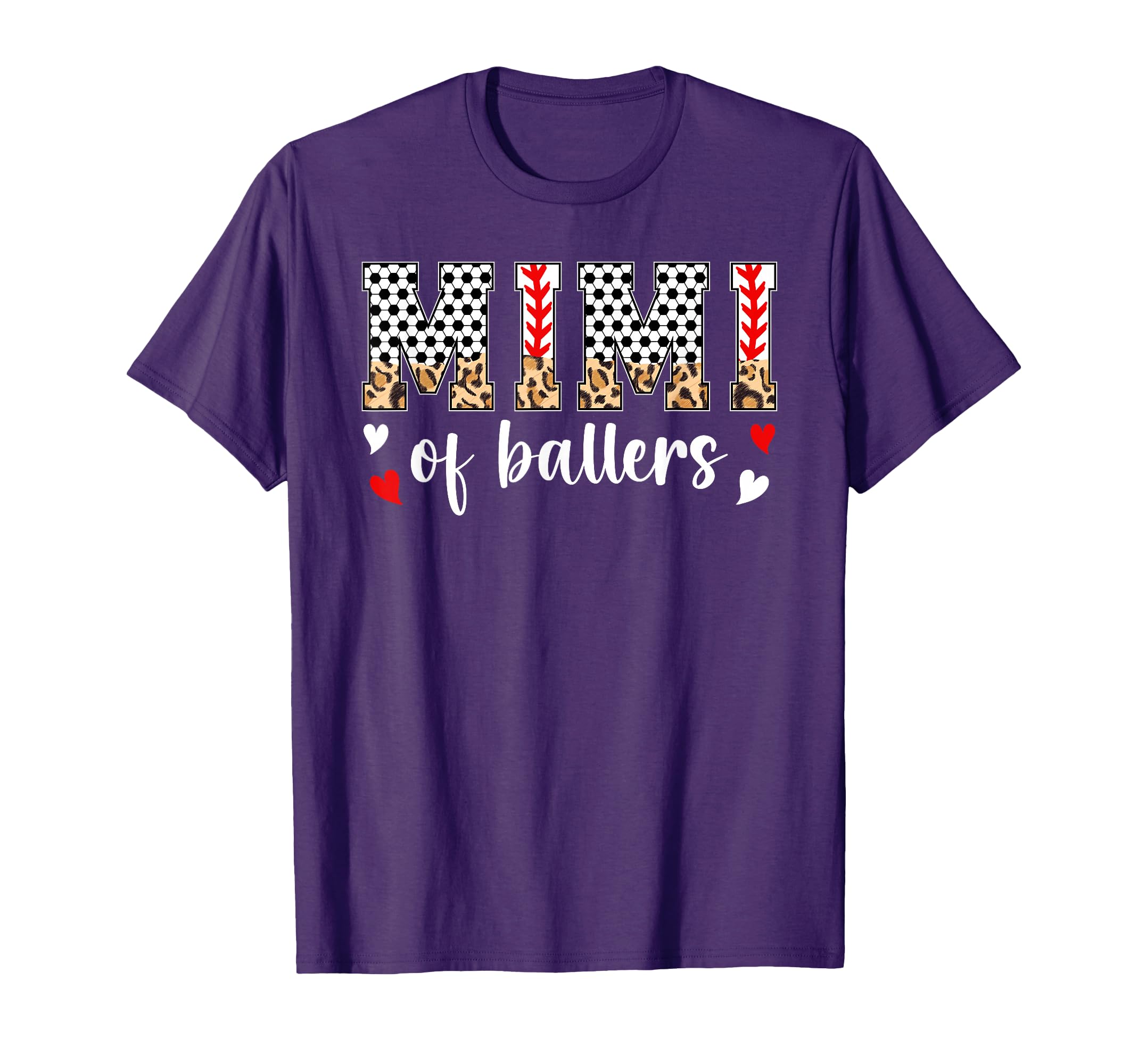 Mimi Ballers Baseball Soccer Mimi Grandma T-Shirt - Graphic Print Unisex - T-Shirt, Sweatshirt, Hoodie