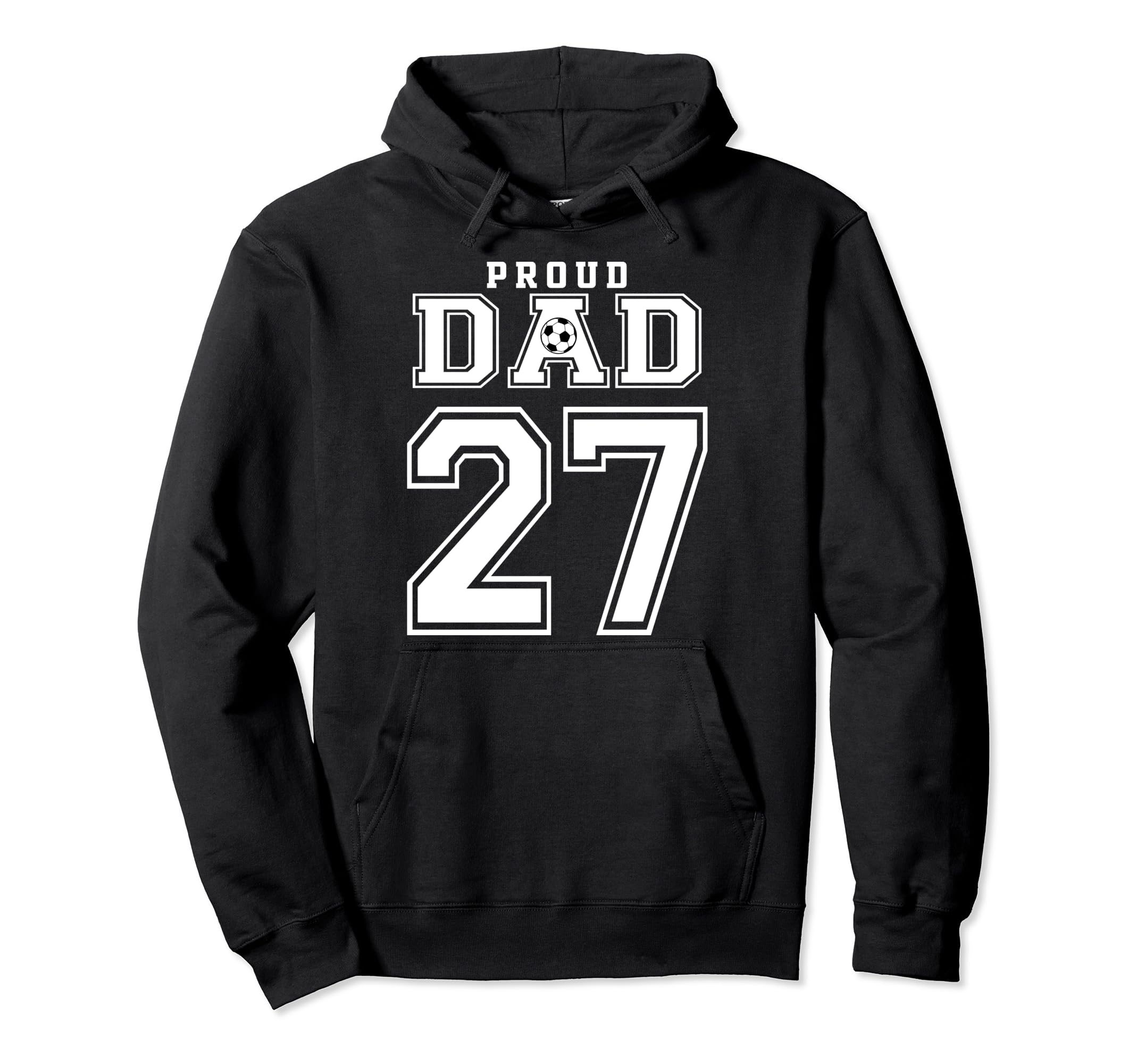 Number 27 Custom Proud Soccer Hoodie - Casual Everyday Wear for Adults - T-Shirt, Sweatshirt, Hoodie