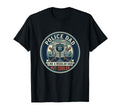 Police Dad Law Enforcement Officer T-Shirt - Custom Art Print Men Women - T-Shirt, Sweatshirt, Hoodie