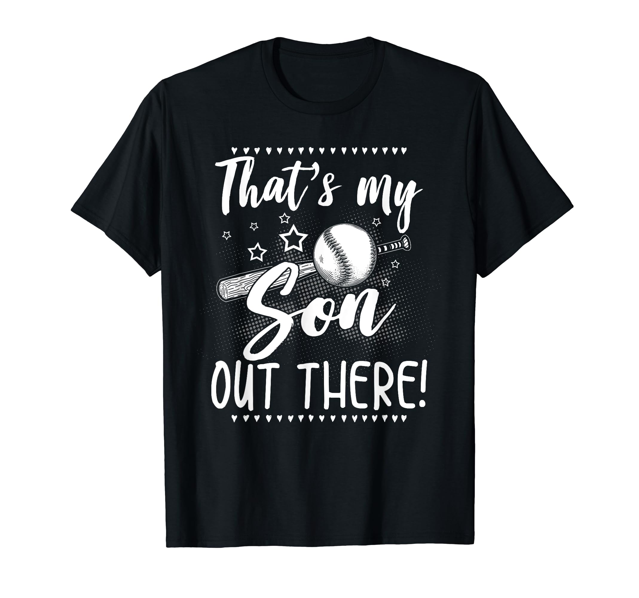 Softball Baseball Player Mom Dad T-Shirt - Casual Everyday Wear Men Women - T-Shirt, Sweatshirt, Hoodie