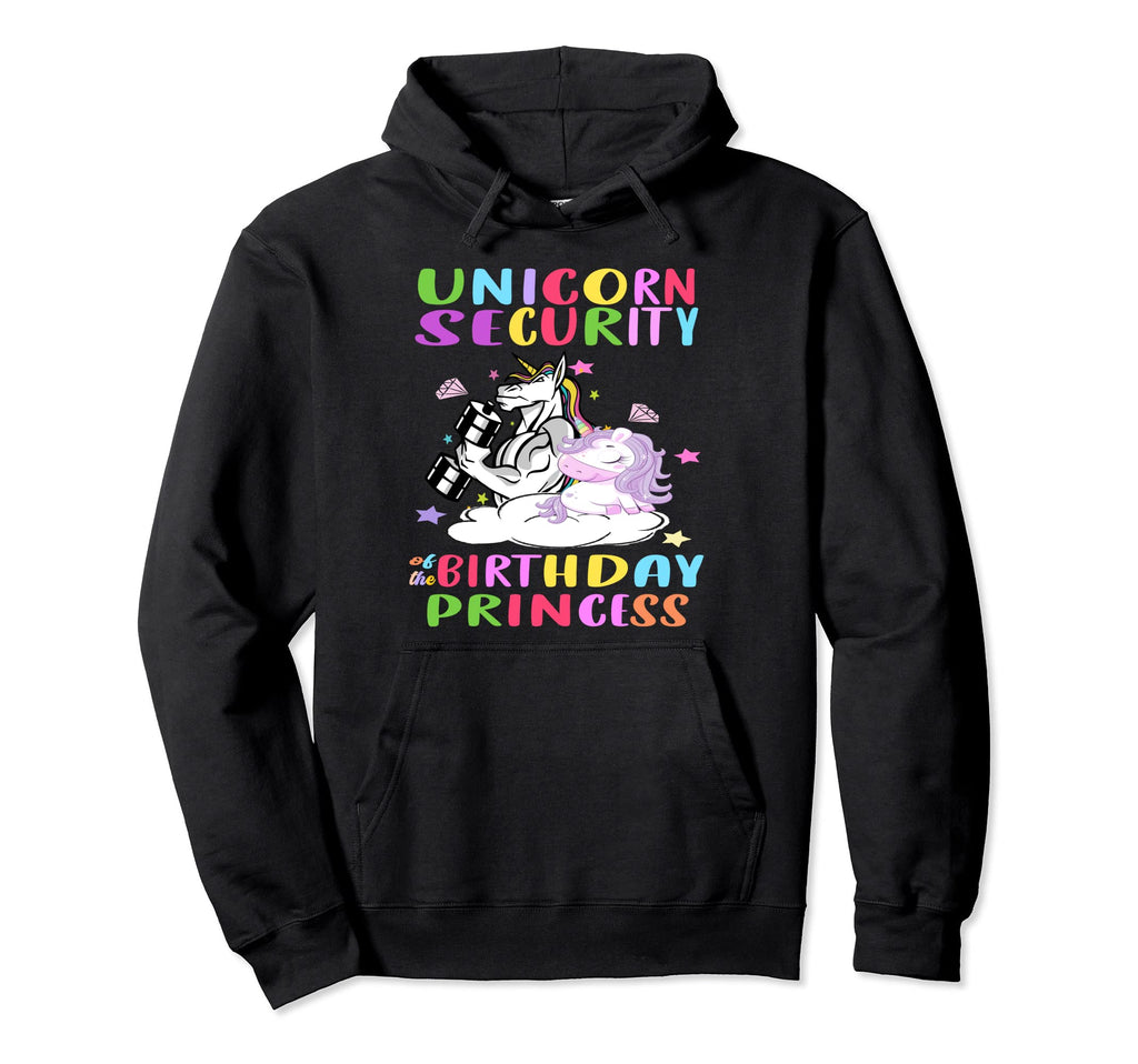 Unicorn Security Birthday Princes Hoodie - Casual Everyday Wear for Adults - T-Shirt, Sweatshirt, Hoodie