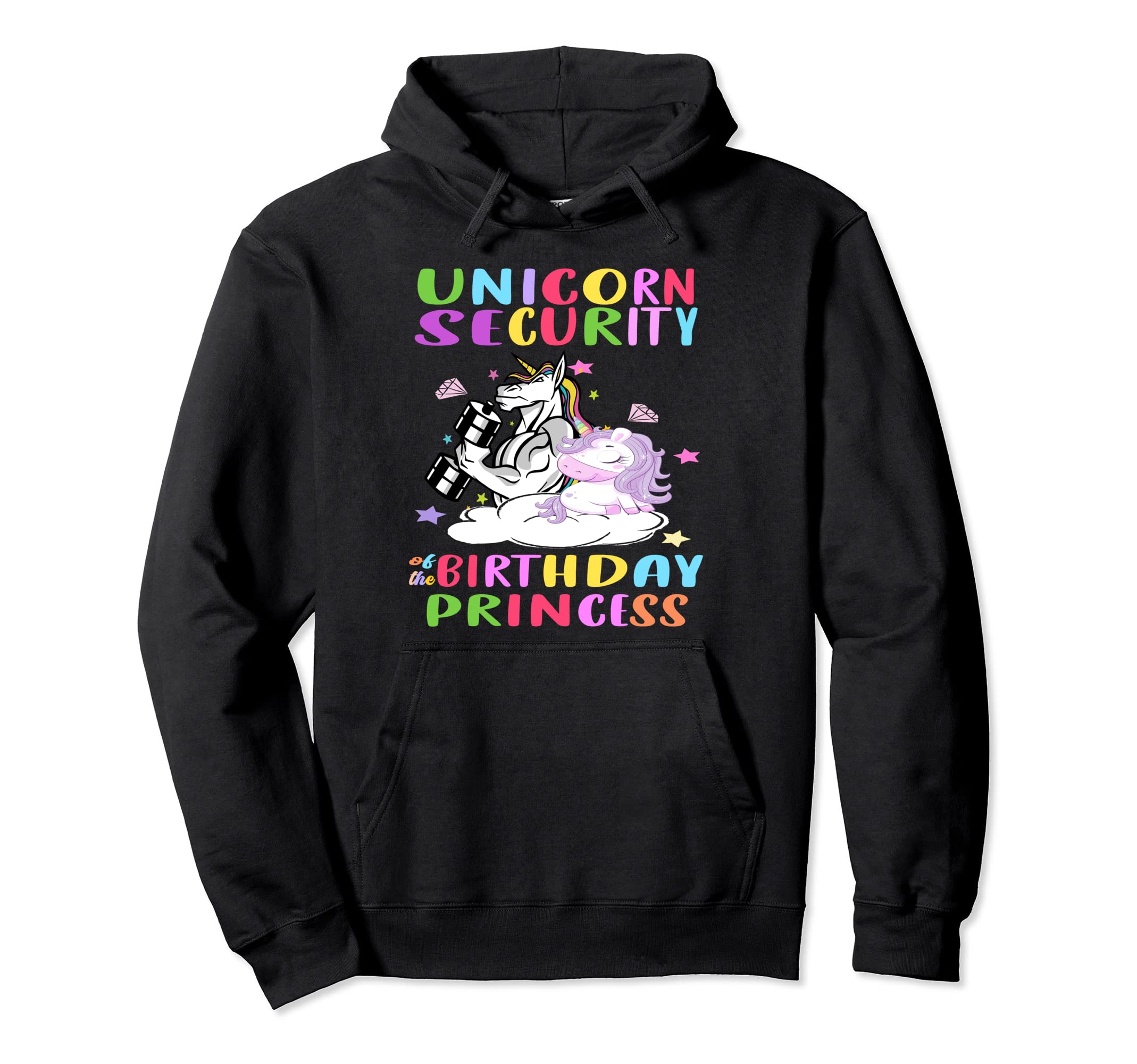 Unicorn Security Birthday Princes Hoodie - Casual Everyday Wear for Adults - T-Shirt, Sweatshirt, Hoodie