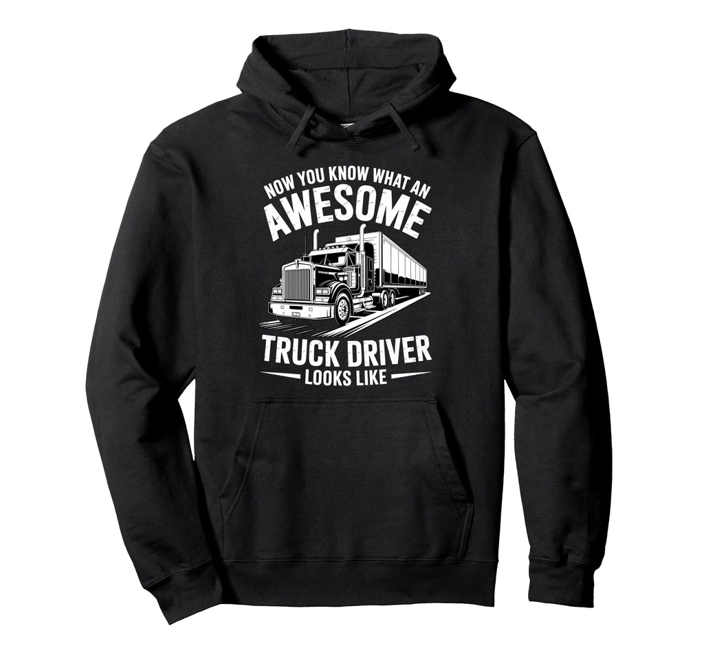 Best Truck Driver Art Dad Trucking Cdl Hoodie - Unique Graphic Unisex - T-Shirt, Sweatshirt, Hoodie
